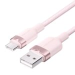 Cavo Vention da USB-C 2.0 a USB-A 3A 60W - 1 m - intrecciato - colore rosa