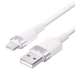 Cavo Vention da USB-C 2.0 a USB-A 3A 60W - 1 m - intrecciato - colore bianco
