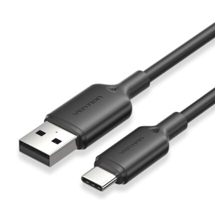 Cavo Vention da USB-C 2.0 a USB-A 3A 60W - 2 m - PVC - Colore nero