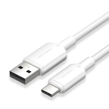 Cavo Vention da USB-C 2.0 a USB-A 3A 60W - 1 m - PVC - Colore bianco