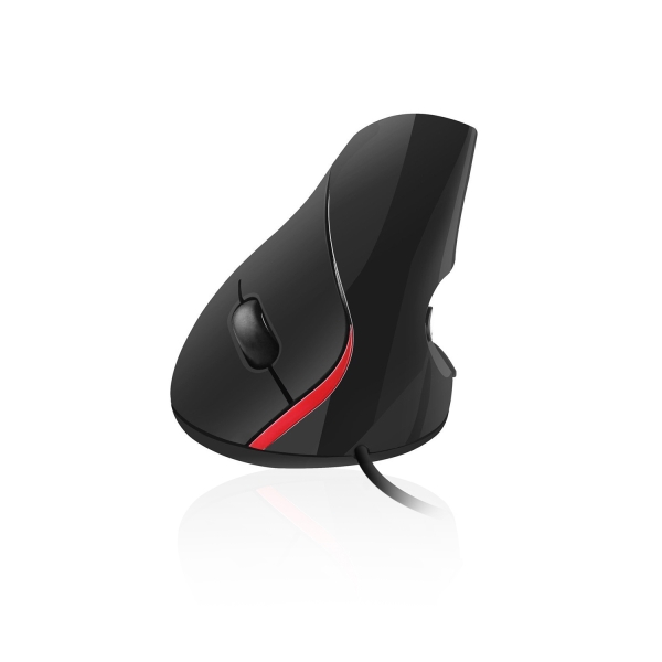 Mouse con cavo Ewent - Mouse verticale - 1000 dpi - Lunghezza cavo 1 Mouse con cavo Ewent - Mouse verticale - 1000 dpi - Lunghezza cavo 1