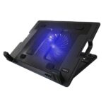 Supporto per laptop Ewent - Ventola grande silenziosa fino a 17" - 2 porte USB - Colore nero