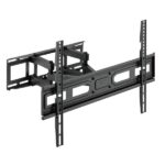 Ewent Supporto a parete per TV da 37" a 80" - Movimento completo - 3 perni - VESA massimo 600x400 - Colore nero