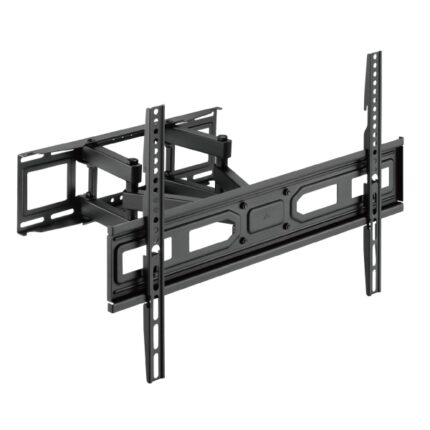 Ewent Supporto a parete per TV da 37" a 80" - Movimento completo - 3 perni - VESA massimo 600x400 - Colore nero