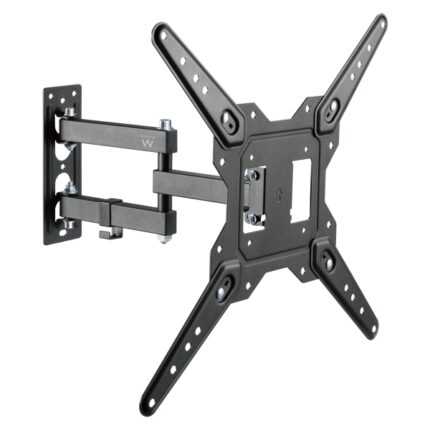 Ewent Supporto a parete per TV da 23" a 55" - Movimento completo - 3 perni - VESA massimo 400x400 Colore nero