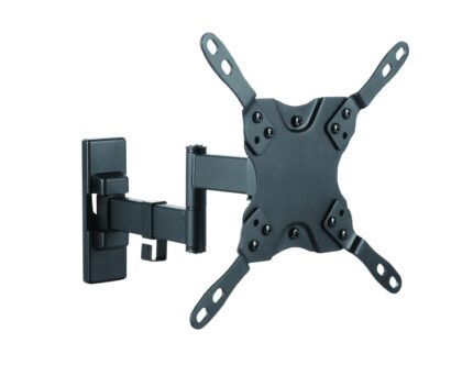 Ewent EW1522 Supporto a parete per TV - 3 punti di articolazione - Supporta fino a 42" - 20 kg - Colore nero