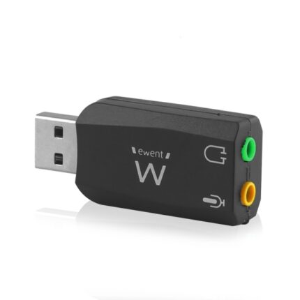 Ewent EW3751 Adattatore audio USB - 2 connettori da 3