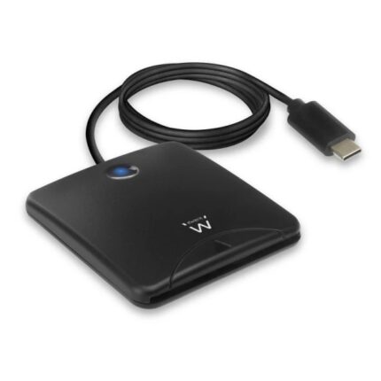 Ewent Lettore di carte intelligenti USB-C - Colore nero