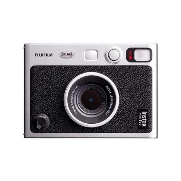 Fujifilm Instax Mini EVO Fotocamera istantanea ibrida - Dimensioni immagine 62x46 mm - Esposizione automatica - Colore nero Fujifilm Instax Mini EVO Fotocamera istantanea ibrida - Dimensioni immagine 62x46 mm - Esposizione automatica - Colore nero