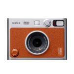 Fujifilm Instax Mini EVO Fotocamera istantanea ibrida - Dimensioni immagine 62x46 mm - Specchio per selfie - Esposizione automatica  - Colore marrone