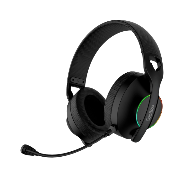 Coolbox WB01 Cuffie da gioco wireless con microfono - Connettività Bluetooth 5.4 Coolbox WB01 Cuffie da gioco wireless con microfono - Connettività Bluetooth 5.4