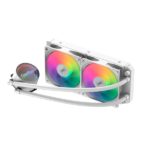Coolbox Infinite Liquid240 Kit di raffreddamento a liquido - ARGB - TDP 250W - Compatibilità universale - Colore bianco