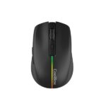 Coolbox W01 Mouse da gioco wireless 1600 dpi - 6 pulsanti - Illuminazione RGB - Colore nero