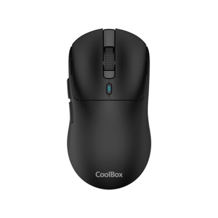 Coolbox W03 Mouse da gioco wireless 10000 dpi - 7 pulsanti - Sensore Pixart 3325 - Colore nero