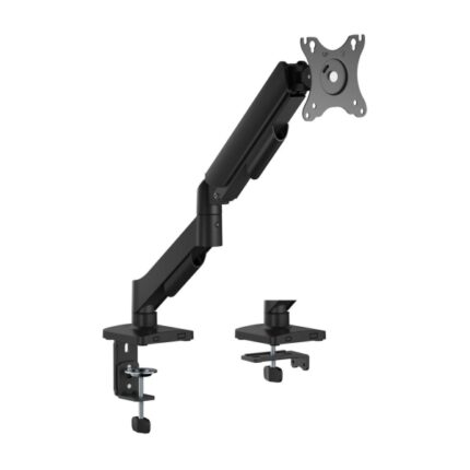 Aisens Supporto da tavolo ECO con contrappeso girevole e inclinabile per monitor/TV 9 kg (3 perni - 1 braccio) da 17-32 - Colore nero