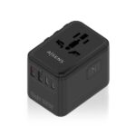 Aisens Adattatore da viaggio universale GaN 35W - 2xUSB-A QC3.0