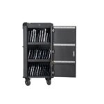 Ewent EW1702 Carrello di ricarica - 30 dispositivi - Sistema di ricarica intelligente - USB-C PD 65W -  Colore nero