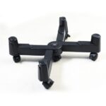 Ewent EW1292 Supporto mobile per CPU - Previene l'elettricità statica e i segni - Regolabile fino a 25 cm - Fino a 25 kg - Nero