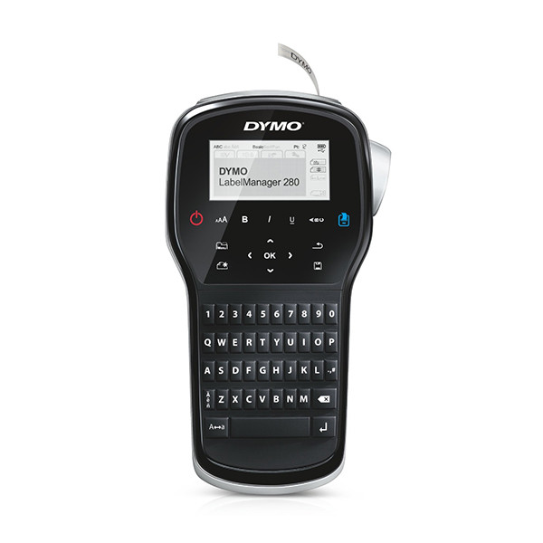 Dymo LabelManager 280 Stampante portatile per etichette - Display LCD - 20 modi per formattare il testo - 200 simboli e immagini predefinite Dymo LabelManager 280 Stampante portatile per etichette - Display LCD - 20 modi per formattare il testo - 200 simboli e immagini predefinite