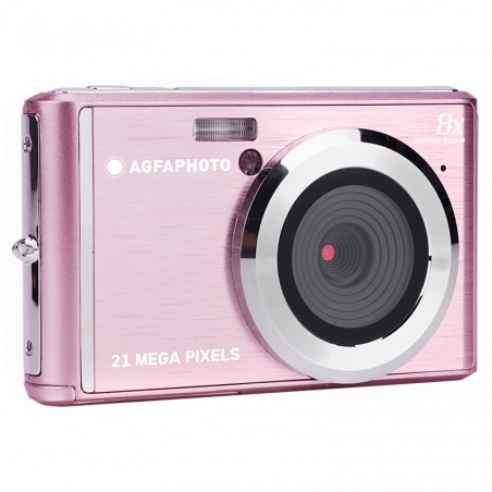 Agfaphoto DC5200 Fotocamera digitale - Sensore CMOS - Zoom ottico 8x - Colore rosa Agfaphoto DC5200 Fotocamera digitale - Sensore CMOS - Zoom ottico 8x - Colore rosa