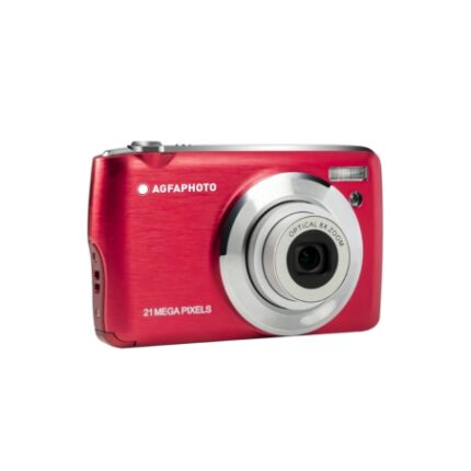 Agfaphoto Pack DC8200 Fotocamera digitale + Custodia + Scheda 16SD - Colore rosso