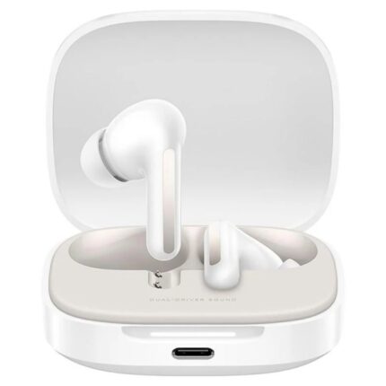 Xiaomi Redmi Buds 6 Auricolari Bluetooth 5.4 - Microfono integrato - Suono avvolgente a 360° - Cancellazione del rumore - Autonomia fino a 10 ore - Resistenza all'acqua IP54 - Controllo tattile - Colore bianco