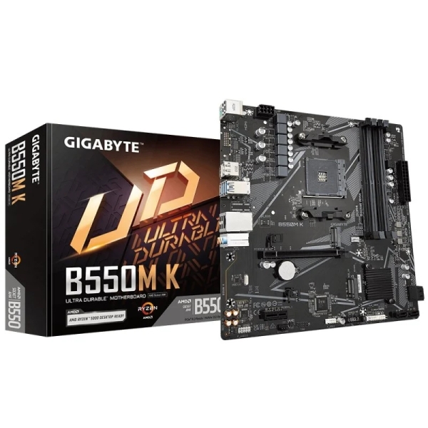 Gigabyte B550M K Scheda madre AMD AM4 4xDDR4 - M.2 Gigabyte B550M K Scheda madre AMD AM4 4xDDR4 - M.2
