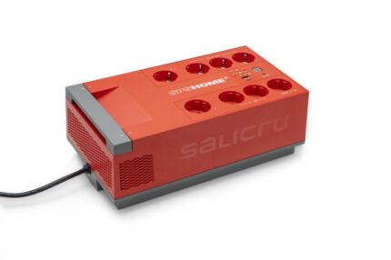 Salicru SPS 1000 HOME+ Sistema di alimentazione elettrica ininterrotta - SAI/UPS - 1000 VA - Line interactive Multibase - Colore rosso