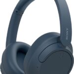 Sony WH-CH720 Cuffie Bluetooth 5.2 con microfono integrato - Archetto regolabile - Connettività multipunto - Cablate e wireless - Cuffie girevoli - Autonomia fino a 50 ore - Colore blu