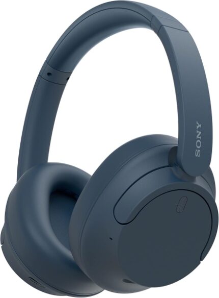 Sony WH-CH720 Cuffie Bluetooth 5.2 con microfono integrato - Archetto regolabile - Connettività multipunto - Cablate e wireless - Cuffie girevoli - Autonomia fino a 50 ore - Colore blu