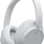 Sony WH-CH720 Cuffie Bluetooth 5.2 con microfono integrato - Archetto regolabile - Connettività multipunto - Cablate e wireless - Cuffie girevoli - Autonomia fino a 50 ore - Colore bianco