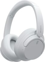 Sony WH-CH720 Cuffie Bluetooth 5.2 con microfono integrato - Archetto regolabile - Connettività multipunto - Cablate e wireless - Cuffie girevoli - Autonomia fino a 50 ore - Colore bianco