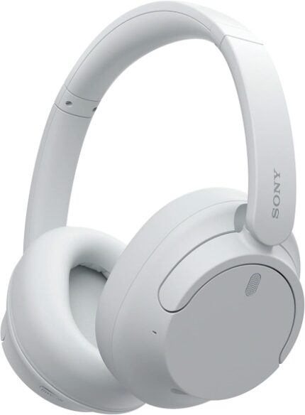 Sony WH-CH720 Cuffie Bluetooth 5.2 con microfono integrato - Archetto regolabile - Connettività multipunto - Cablate e wireless - Cuffie girevoli - Autonomia fino a 50 ore - Colore bianco