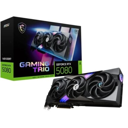 MSI GeForce RTX 5080 Gaming Trio OC Scheda grafica 16 GB GDDR7 Reflex 2 RTX AI DLSS4