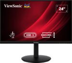ViewSonic VG2409U-2 Monitor LED 24" IPS Full HD 1080p HDR - Risposta 4 ms - Altoparlanti 5 W - 16:9 - Regolabile in altezza