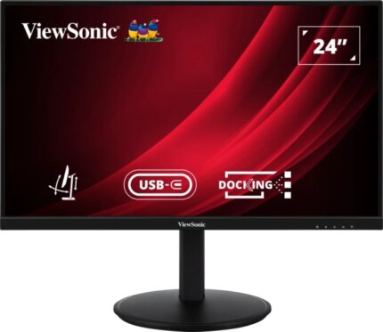 ViewSonic VG2409U-2 Monitor LED 24" IPS Full HD 1080p HDR - Risposta 4 ms - Altoparlanti 5 W - 16:9 - Regolabile in altezza