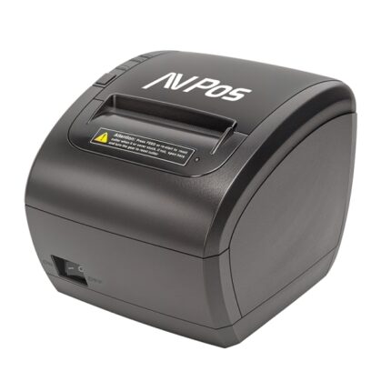 AVPos TC90W Stampante termica per biglietti - Velocità 300 mm/s - Taglio parziale automatico - USB