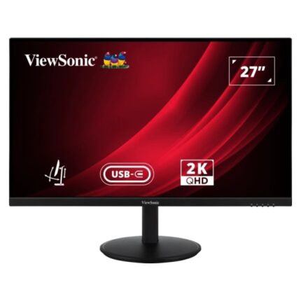 ViewSonic VG2709-2K-MHDU-2 Monitor LED 27" IPS QHD 2K HDR - Risposta 4 ms - Altoparlanti 5 W - 16:9 - Regolabile in altezza