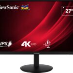 ViewSonic VG2708-4K Monitor LED 27" IPS UHD 4K HDR - Risposta 4 ms - 16:9 - Inclinazione regolabile - HDMI