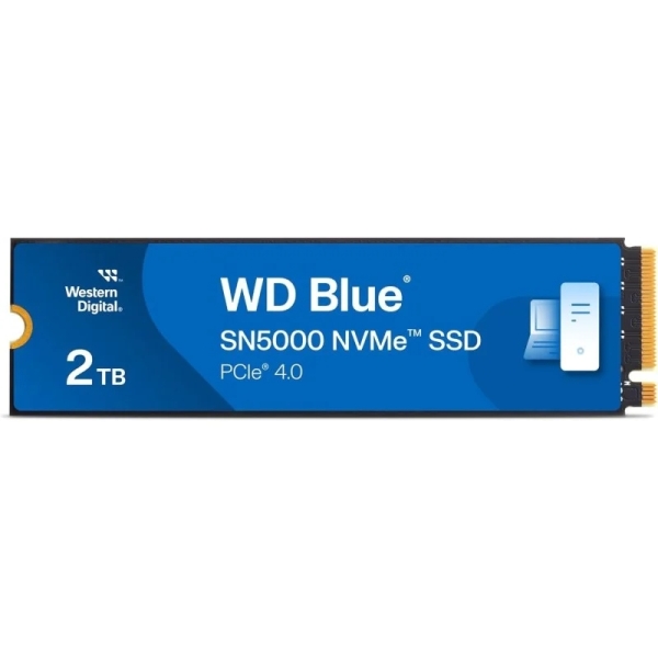 WD Blue SN5000 Disco rigido solido SSD 2 TB M2 PCI Express 4.0 NVMe Gen4 TCL 3D NAND WD Blue SN5000 Disco rigido solido SSD 2 TB M2 PCI Express 4.0 NVMe Gen4 TCL 3D NAND