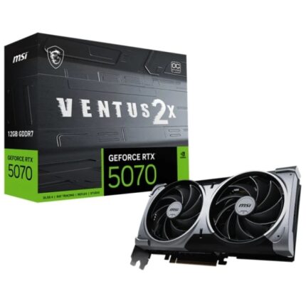MSI GeForce RTX 5070 Ventus 2X OC Scheda grafica 12 GB GDDR7 Reflex 2 RTX AI DLSS4