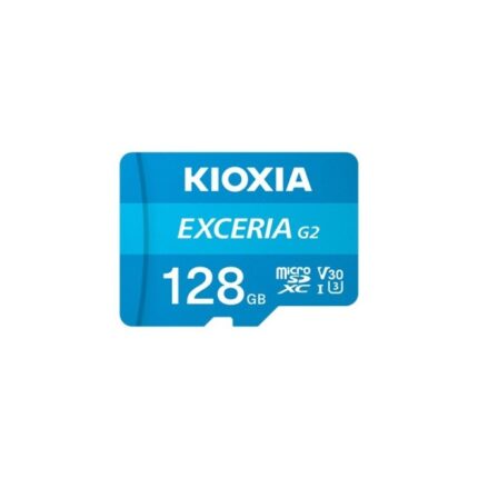 Kioxia Exceria G2 Scheda Micro SDXC 128 GB UHS-III A1 V30 Classe 10 con adattatore
