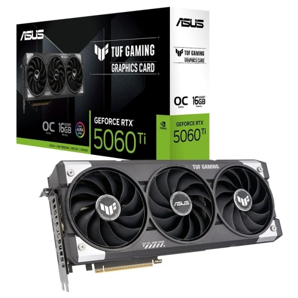 Asus GeForce RTX 5060 Ti TUF Gaming OC Scheda grafica 16 GB GDDR7 Reflex 2 RTX AI DLSS4 Asus GeForce RTX 5060 Ti TUF Gaming OC Scheda grafica 16 GB GDDR7 Reflex 2 RTX AI DLSS4