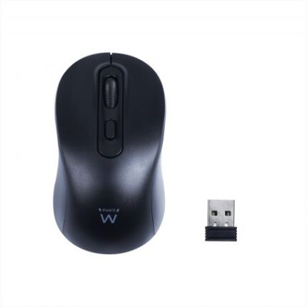 Ewent EW3218 Mouse wireless USB 1600 dpi - 4 pulsanti - Utilizzo ambidestro - Colore nero