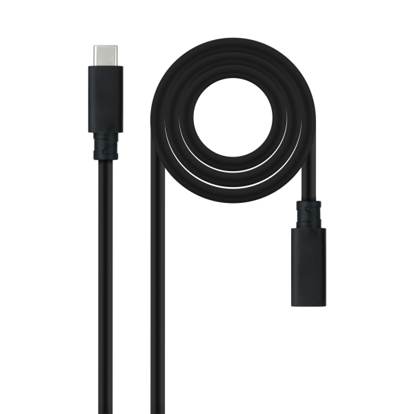 Cavo di prolunga Nanocable USB-C 3.2 maschio a USB-C 3.2 femmina - Gen2x2 20Gbp - 100W 5A - 4K 60Hz - 0 Cavo di prolunga Nanocable USB-C 3.2 maschio a USB-C 3.2 femmina - Gen2x2 20Gbp - 100W 5A - 4K 60Hz - 0