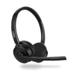 Urban Factory Movee Cuffie supraaurali con archetto per conferenze - Bluetooth 5.3 - Colore nero