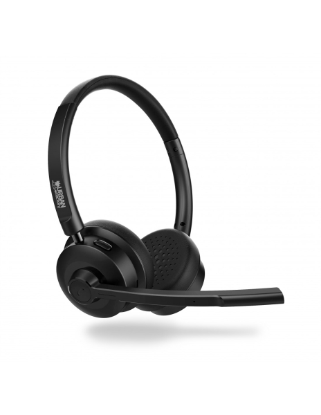 Urban Factory Movee Cuffie supraaurali con archetto per conferenze - Bluetooth 5.3 - Colore nero Urban Factory Movee Cuffie supraaurali con archetto per conferenze - Bluetooth 5.3 - Colore nero