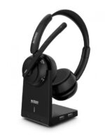 Urban Factory Movee Max Auricolari Bluetooth 5.2 - Riduzione attiva del rumore - Supporto di ricarica - Microfono con riduzione del rumore ambientale - Colore nero