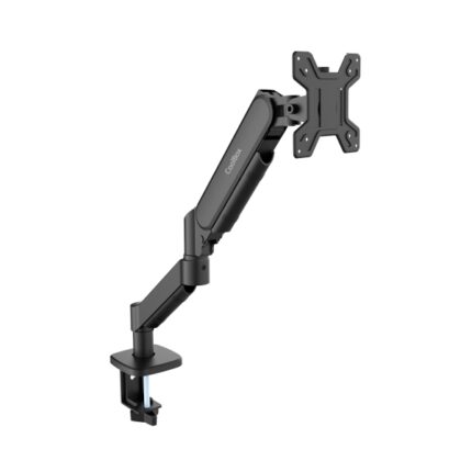Coolbox M02 Supporto da tavolo con braccio articolato per monitor fino a 32" - Girevole e inclinabile - Gestione dei cavi - Peso massimo 8 kg - VESA 100x100 mm - Colore nero