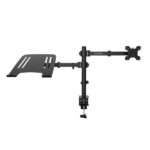 Coolbox MP01 Supporto da tavolo girevole e inclinabile per laptop e monitor/TV 8 kg fino a 32" - Colore nero